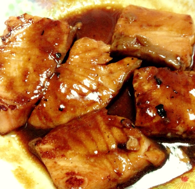 香煎三文鱼