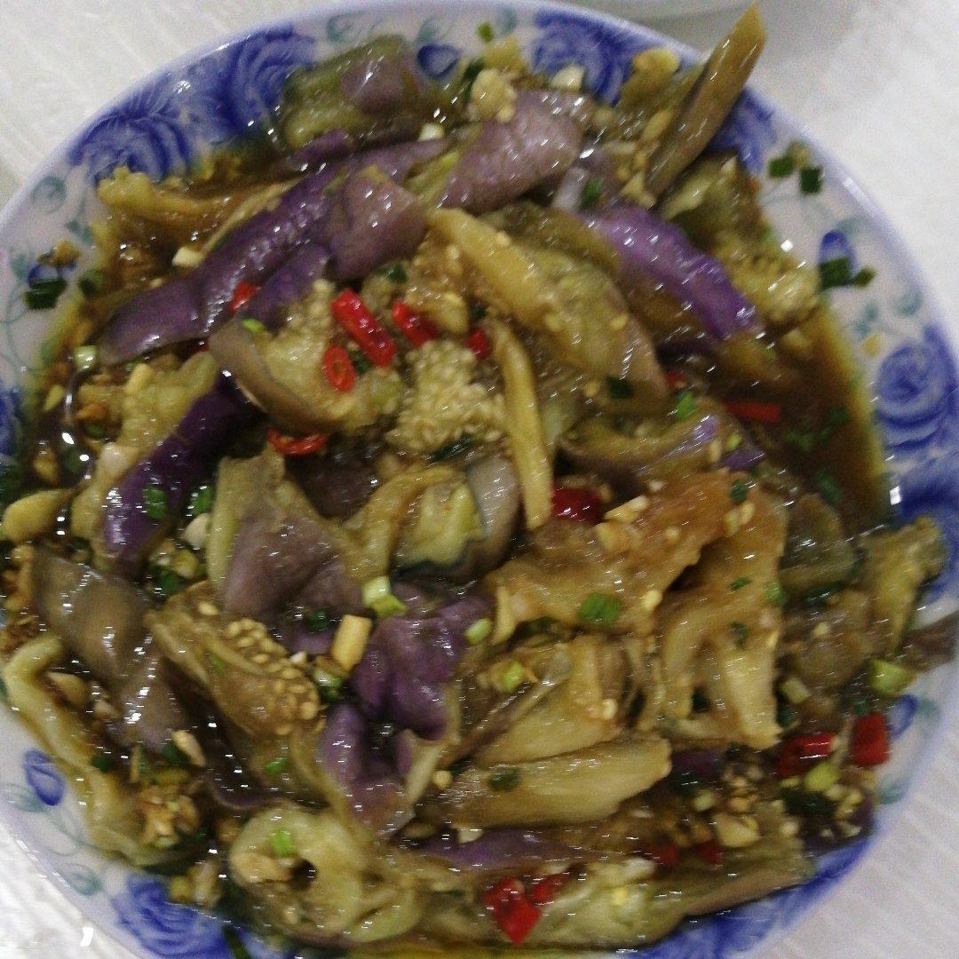 手擂茄子
