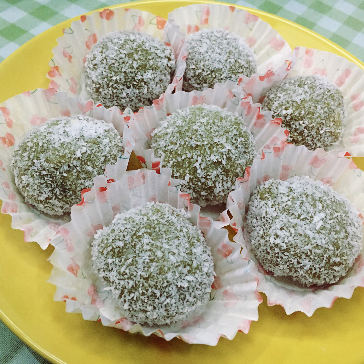 抹茶红豆糯米糍