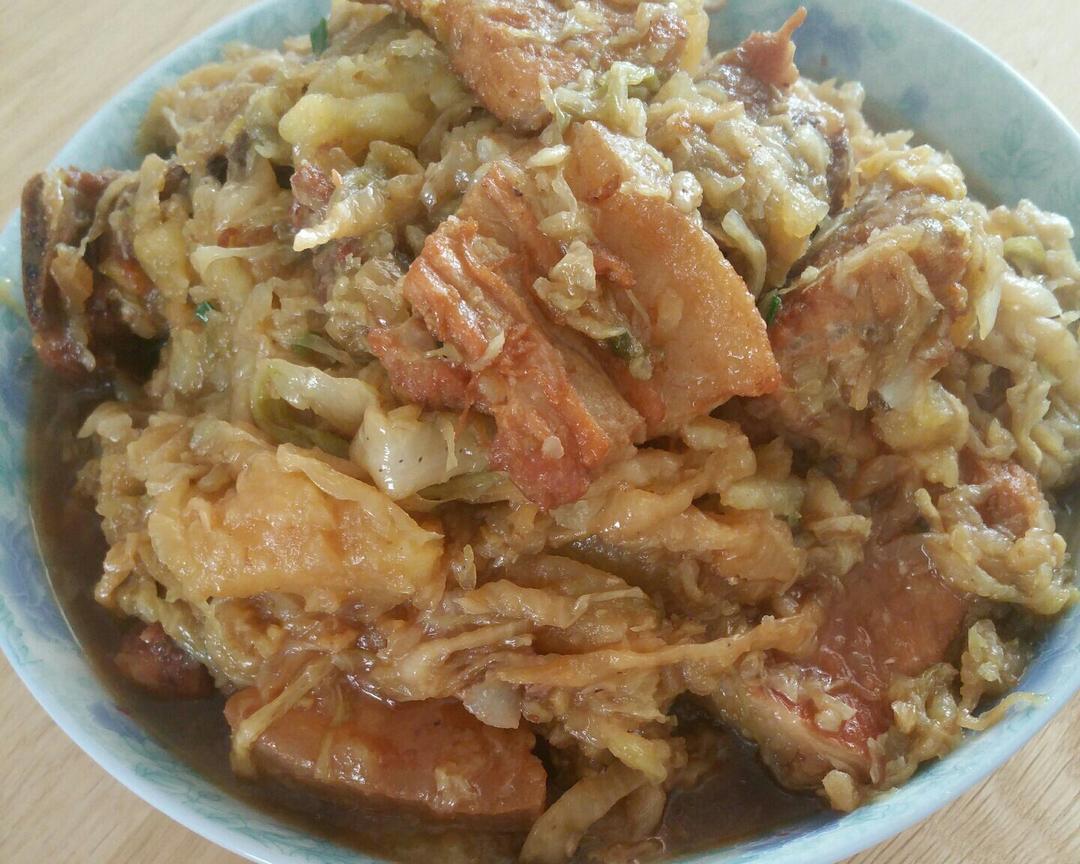 内蒙大菜（酸烩菜）的做法