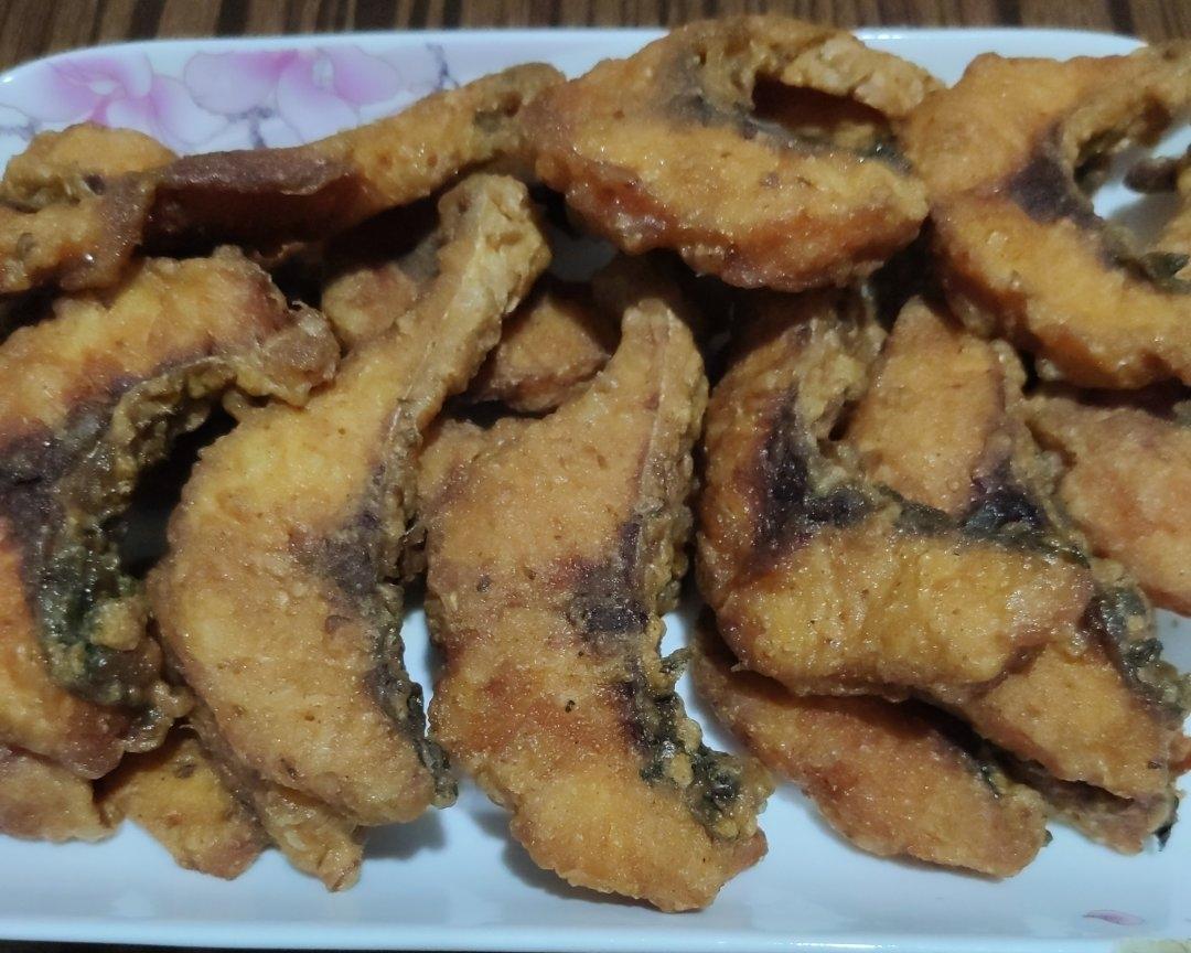 香酥炸鱼块的做法