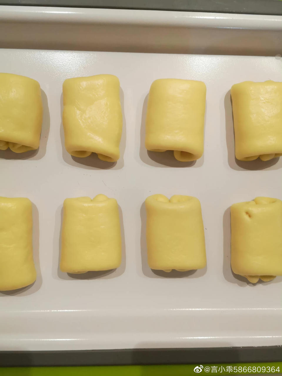 牛奶面包卷【3月北鼎烤箱食谱】