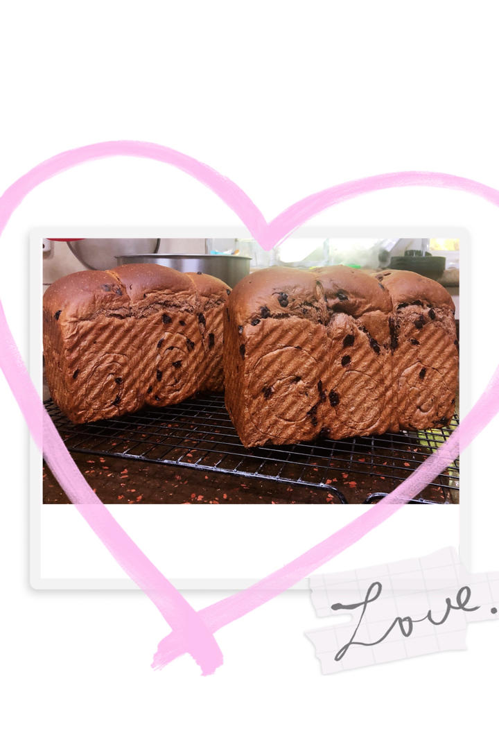 奶油巧克力吐司