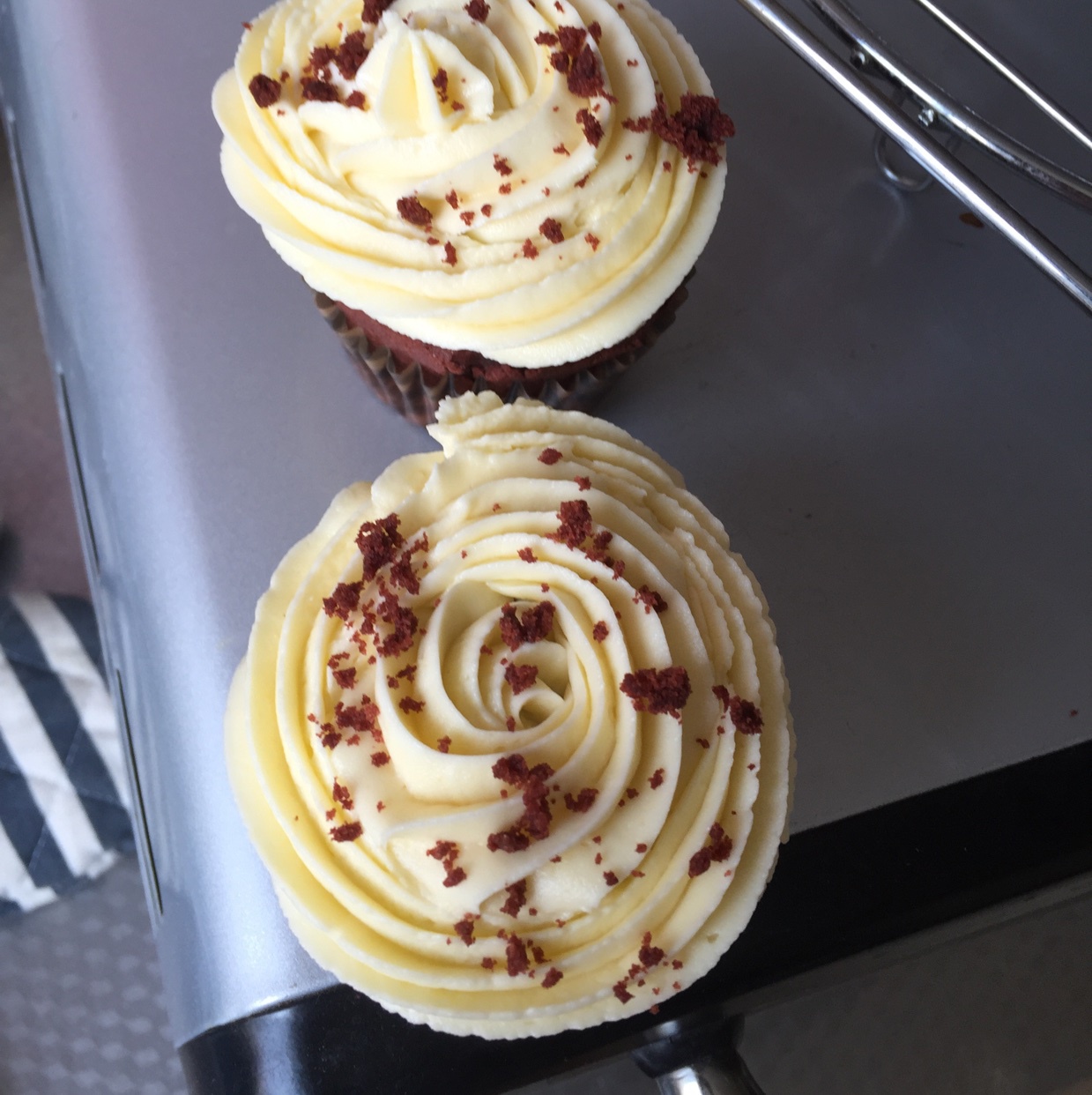 传统红丝绒杯子蛋糕（极软无泡打粉）Red velvet cupcake