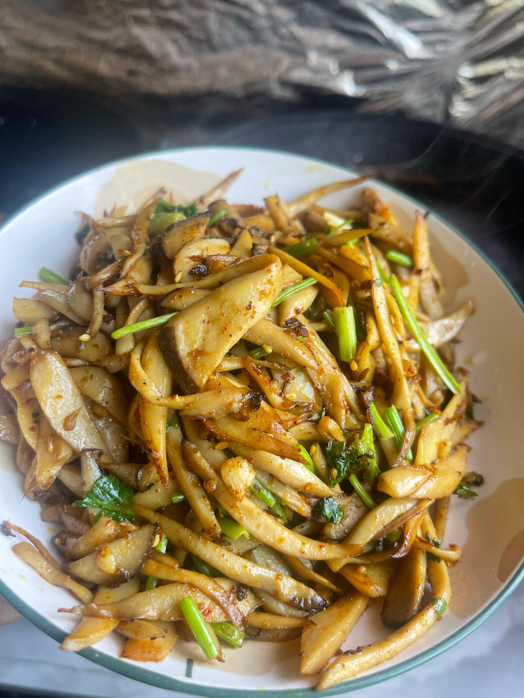 会上瘾的手撕杏鲍菇