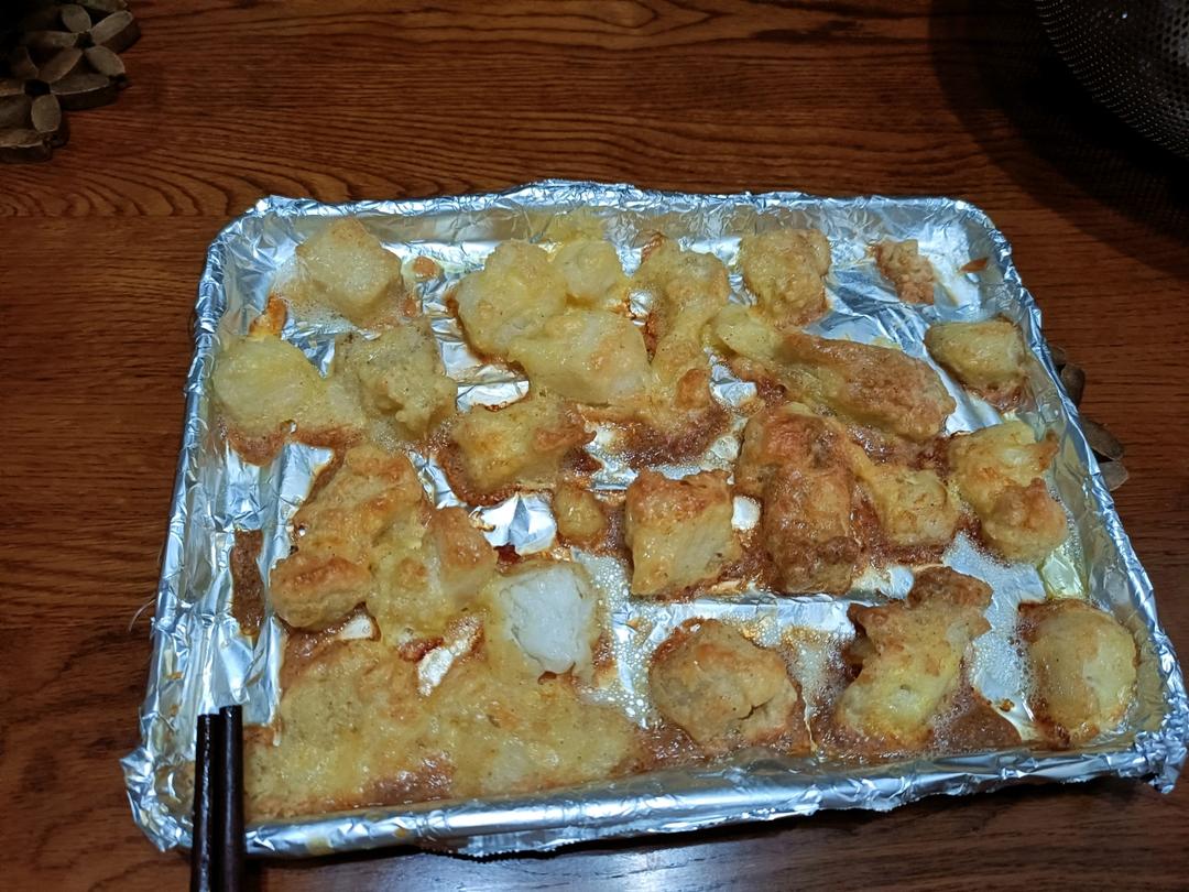 非油炸更健康～外酥里嫩烤鳕鱼烤薯角