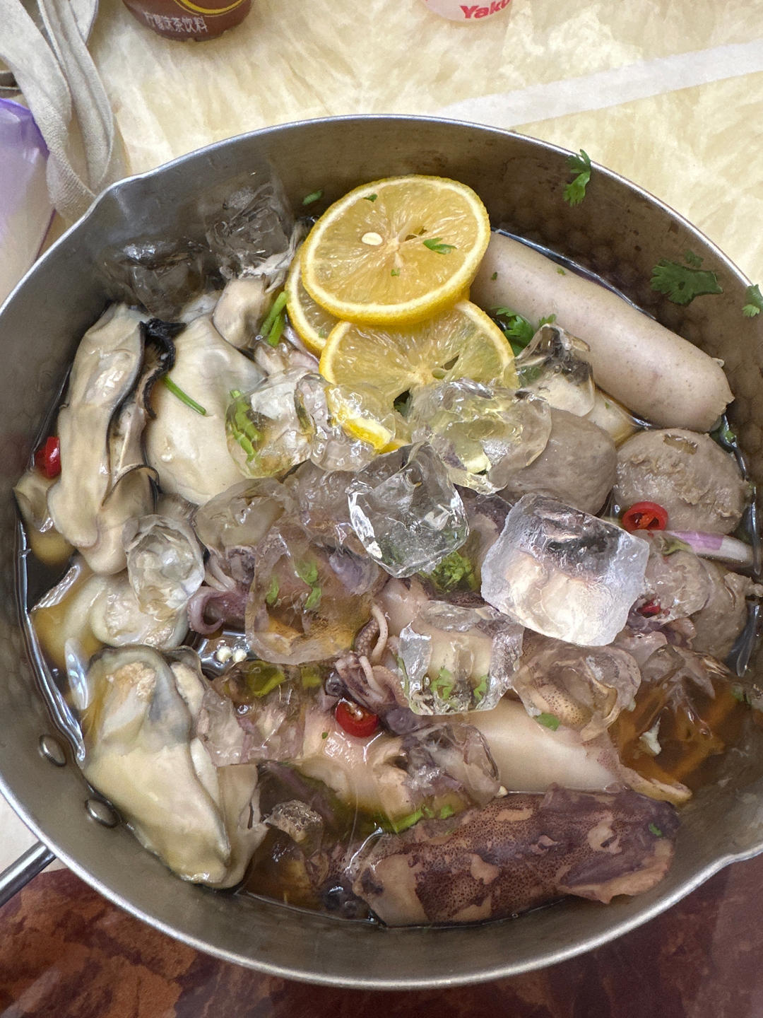 捞汁小海鲜生腌熟腌捞一起