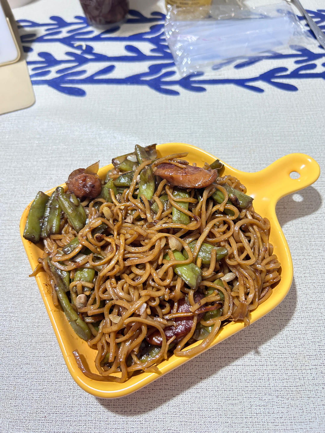 地道老北京扁豆焖面 豆角焖面 太好吃小心吃撑哦