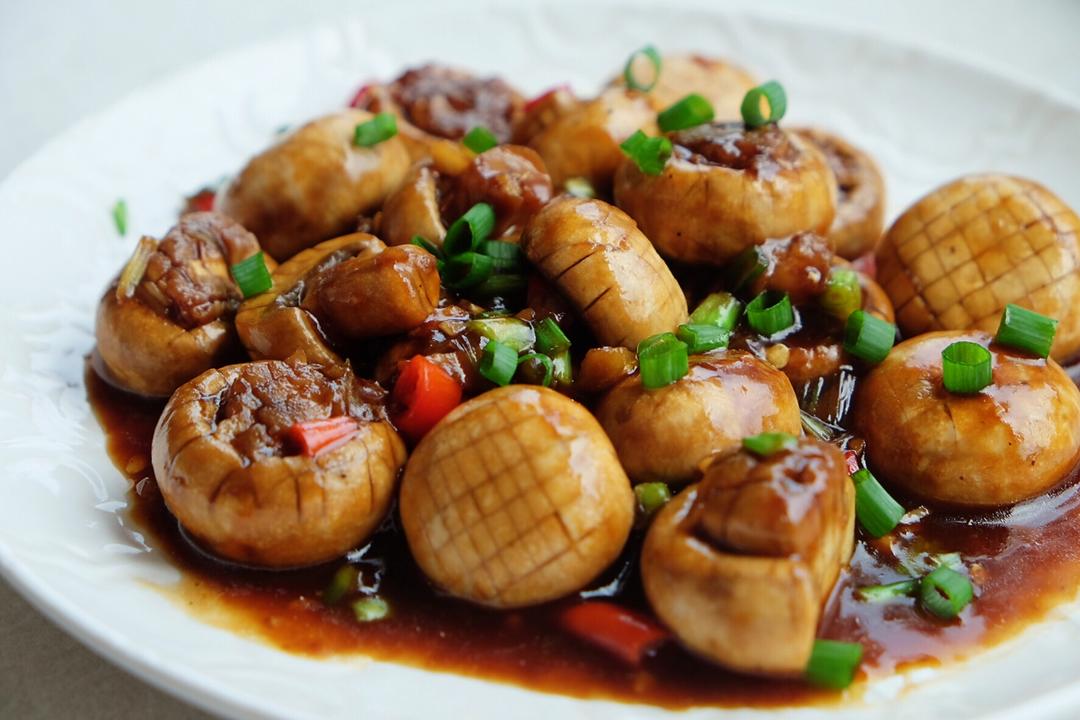 家常菜～红烧口蘑