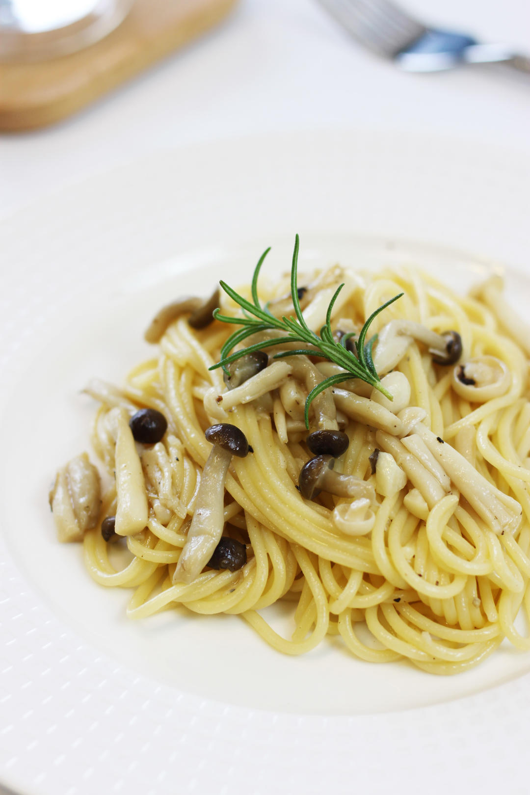 减脂快手餐--双菇意面的做法