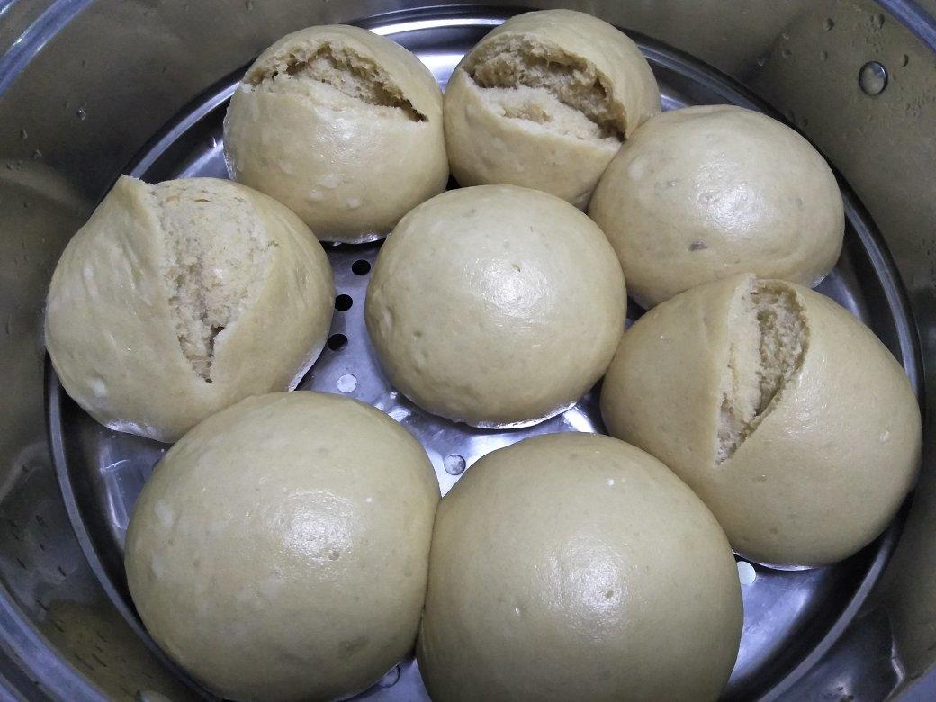 有着面包口感的红糖馒头（一次发酵）