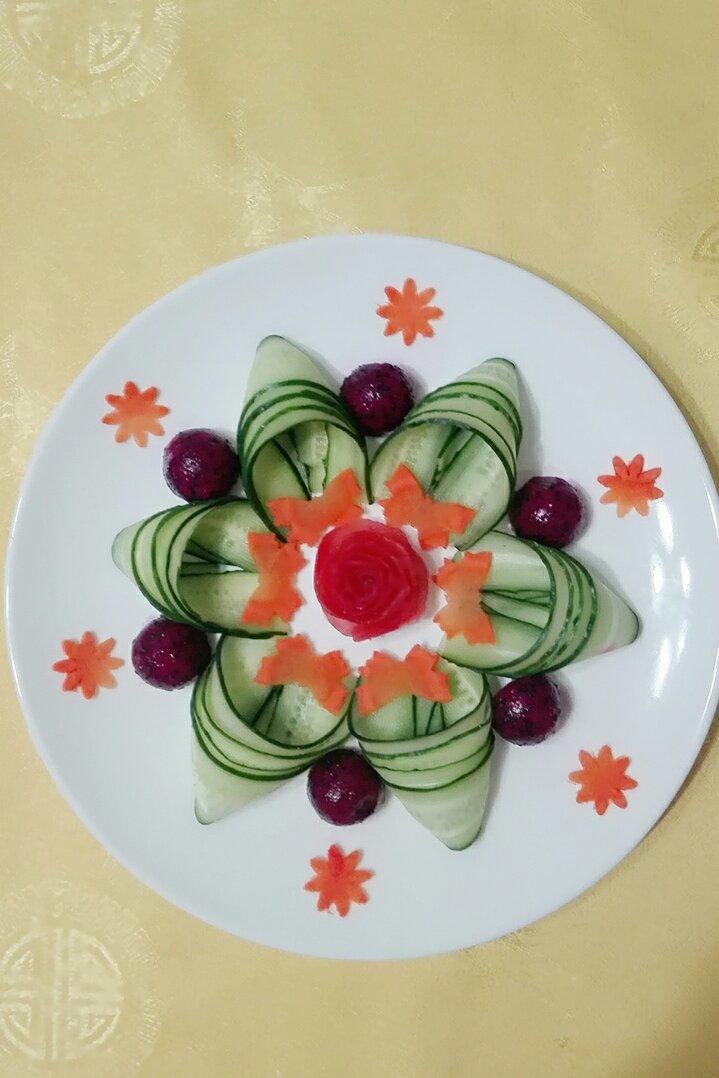 黄瓜盘饰