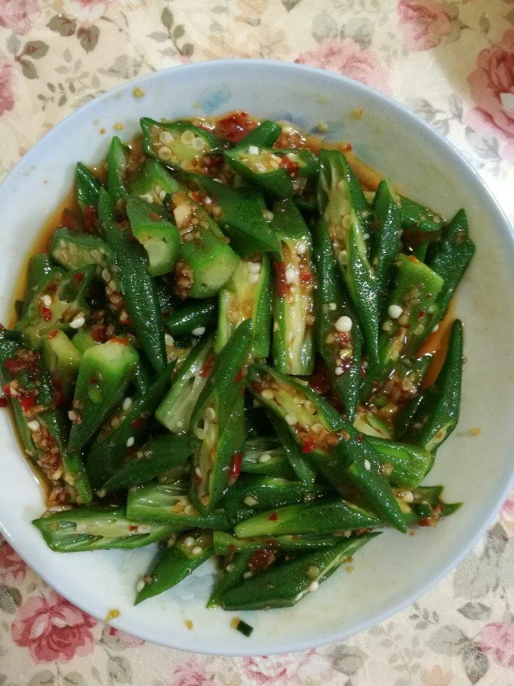 凉拌秋葵
