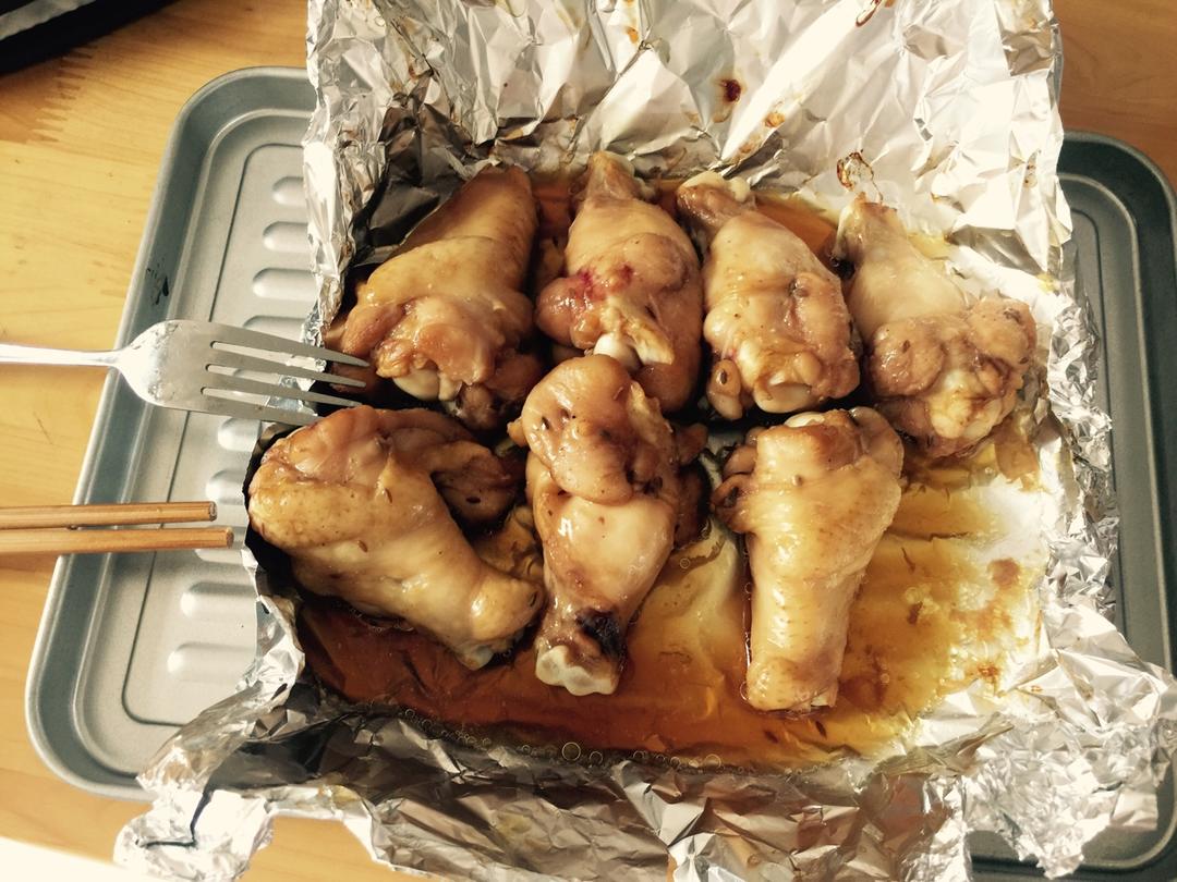 锡纸烤鸡翅