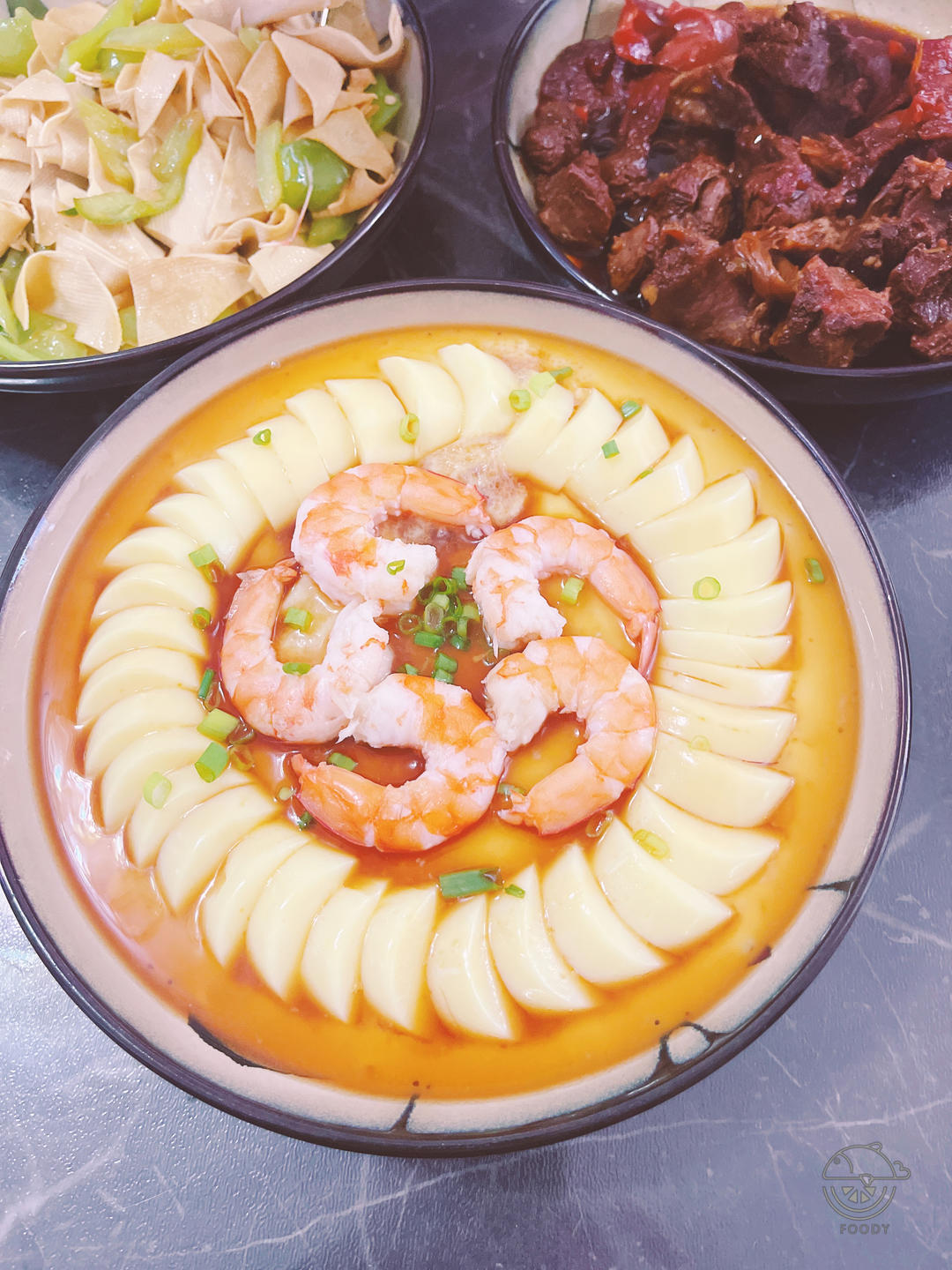 ‼️蒸蒸日上‼️虾仁豆腐蒸蛋【摩飞极速蒸炖锅】