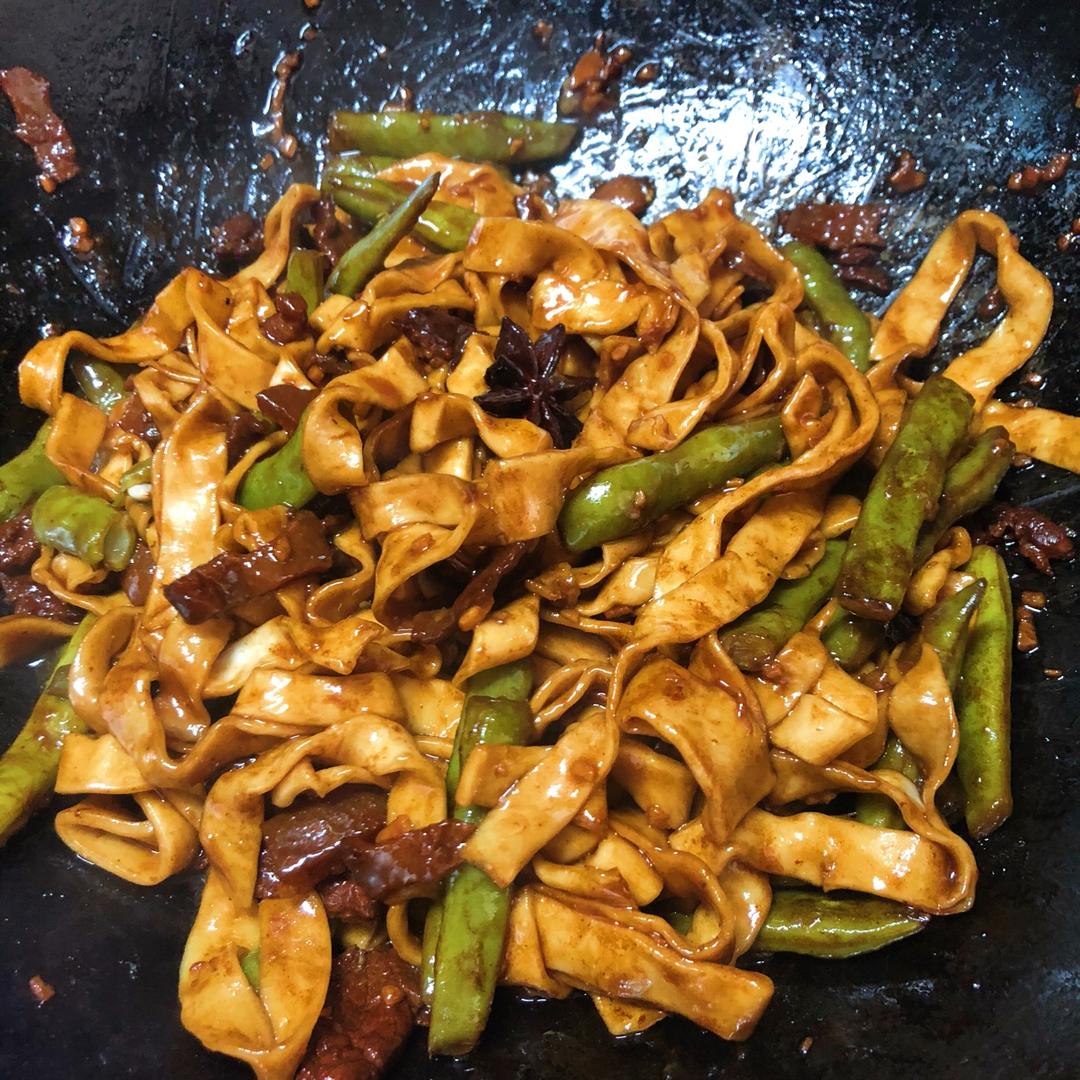 豆角焖面