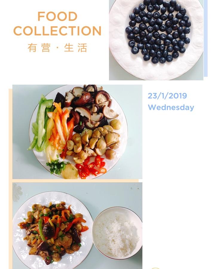 香菇烧栗子