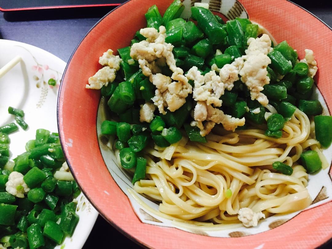 肉沫豆角下饭菜