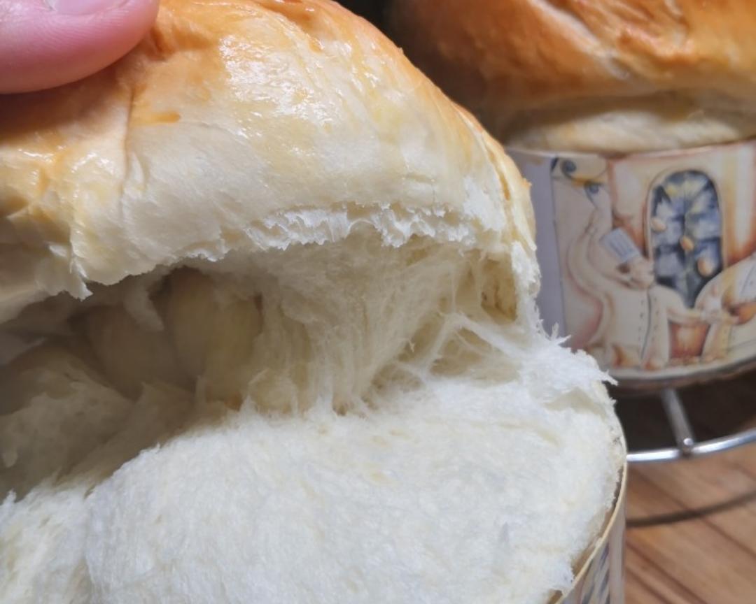 纯奶手撕吐司的做法 步骤1