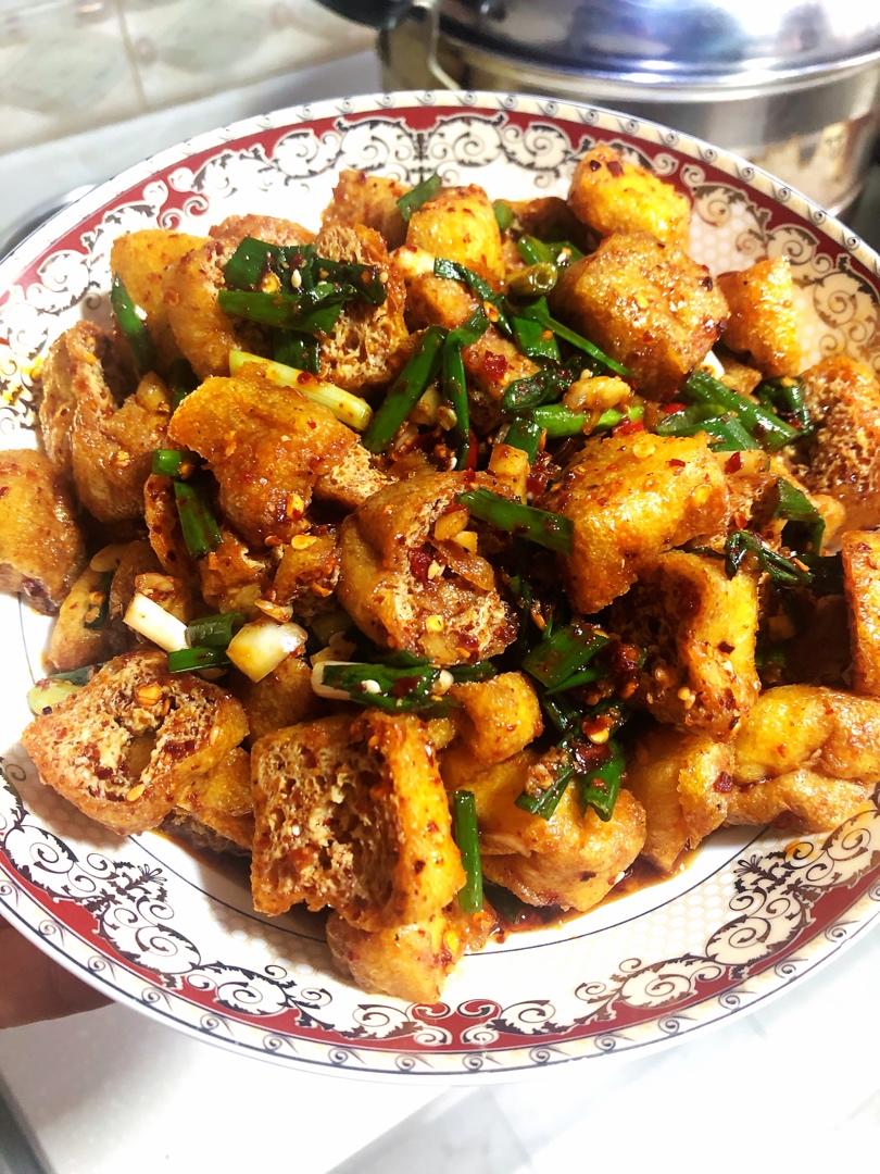 l, м做的凉拌豆腐泡