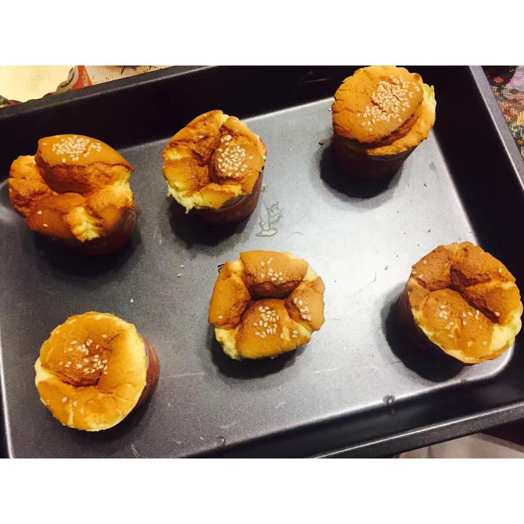 原味戚风纸杯蛋糕（烤箱做纸杯蛋糕）