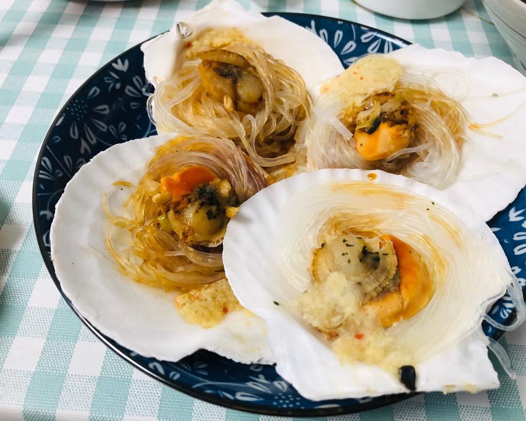蒜蓉粉丝蒸扇贝