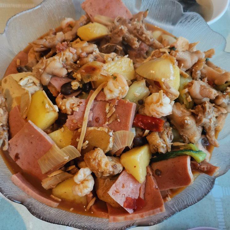 明虾鸡爪煲（超入味）