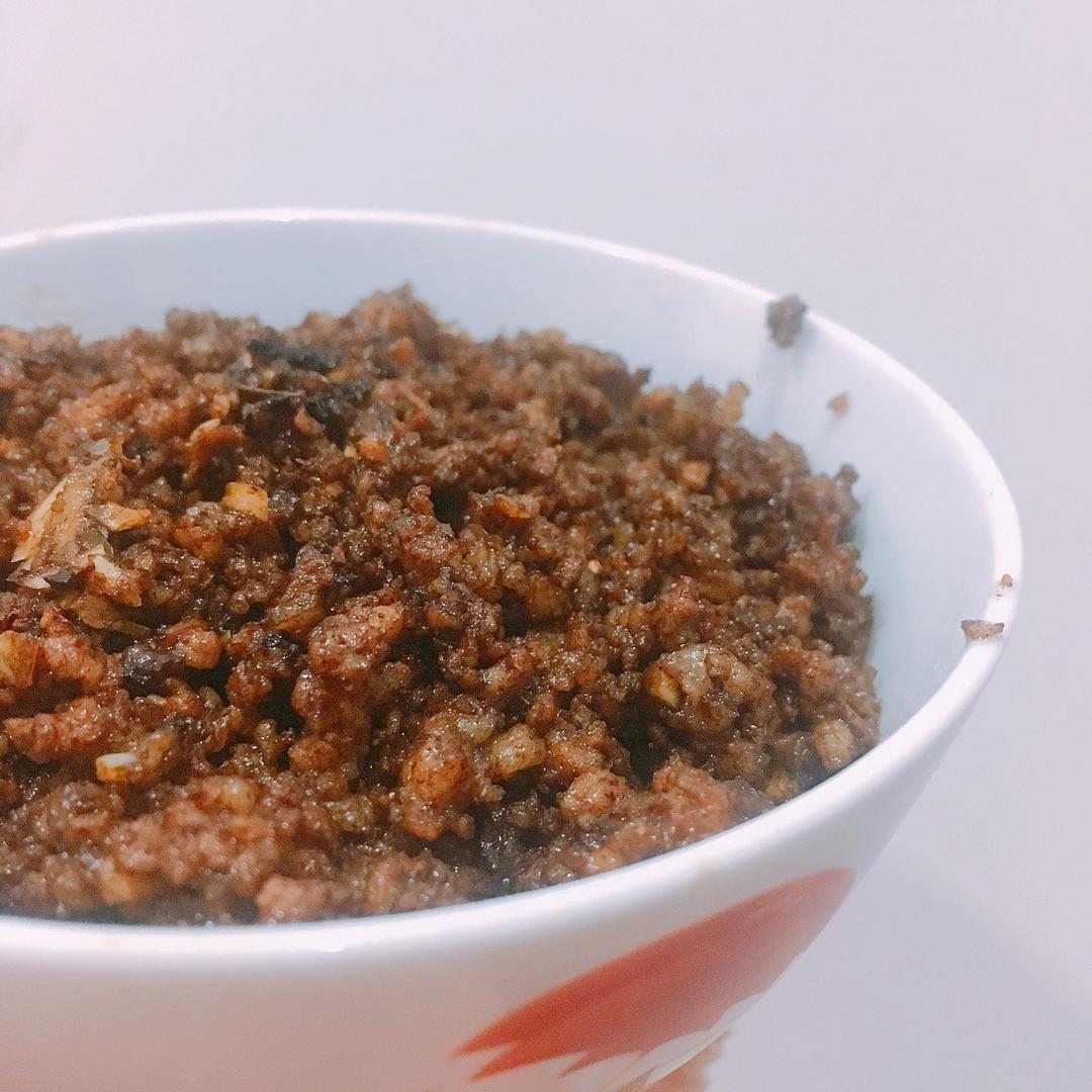 一个好蛋做的川味杂酱臊子