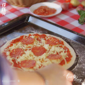 带你做真正的经典意大利披萨（Pizza Diavola）的做法 步骤9