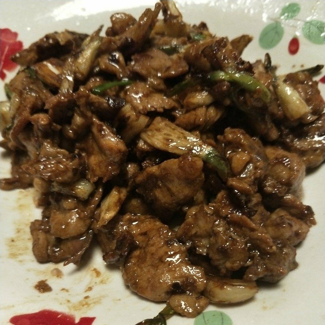 蒜爆羊肉