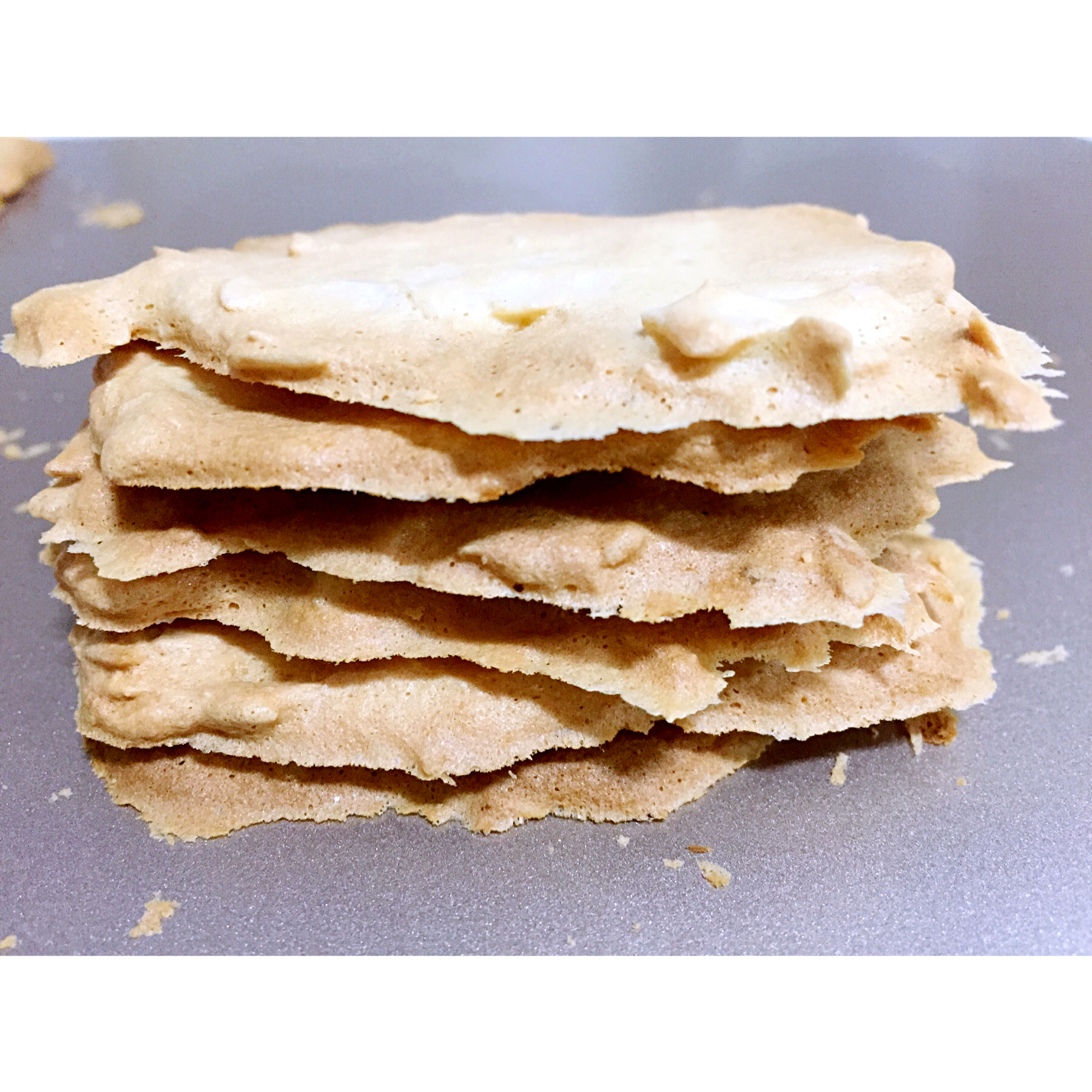 剩余蛋清好去处——杏仁薄饼