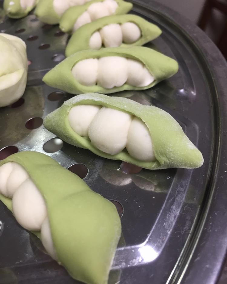 豌豆荚馒头