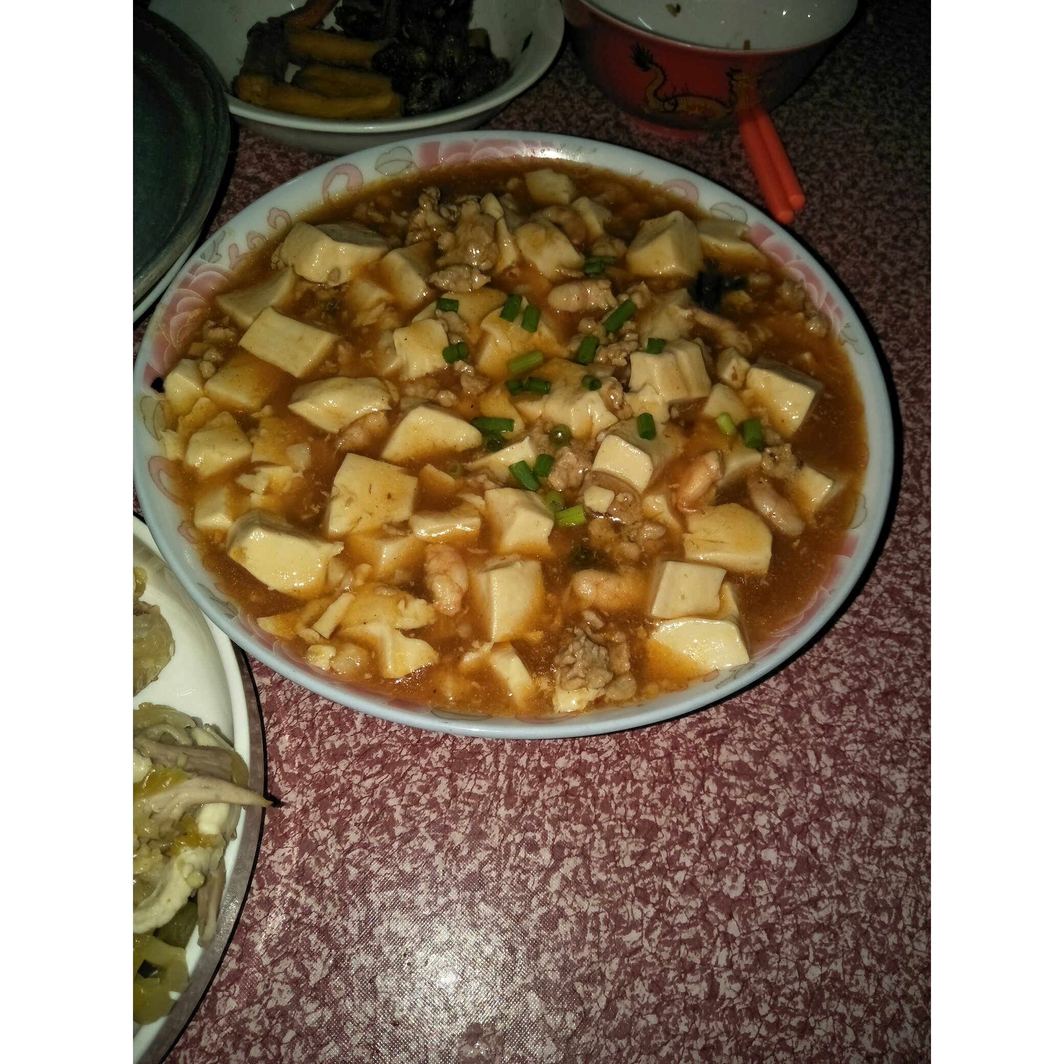 番茄豆腐烧虾仁