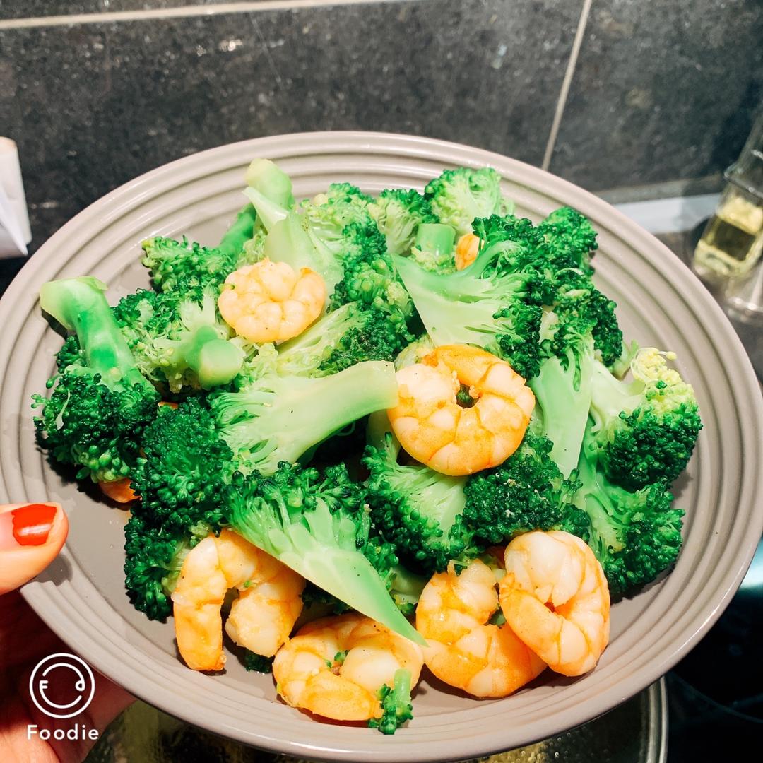 西兰花炒虾仁🍤