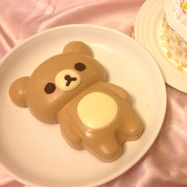 msmsruan做的轻松熊奶酪慕斯蛋糕(头像 全身版)
