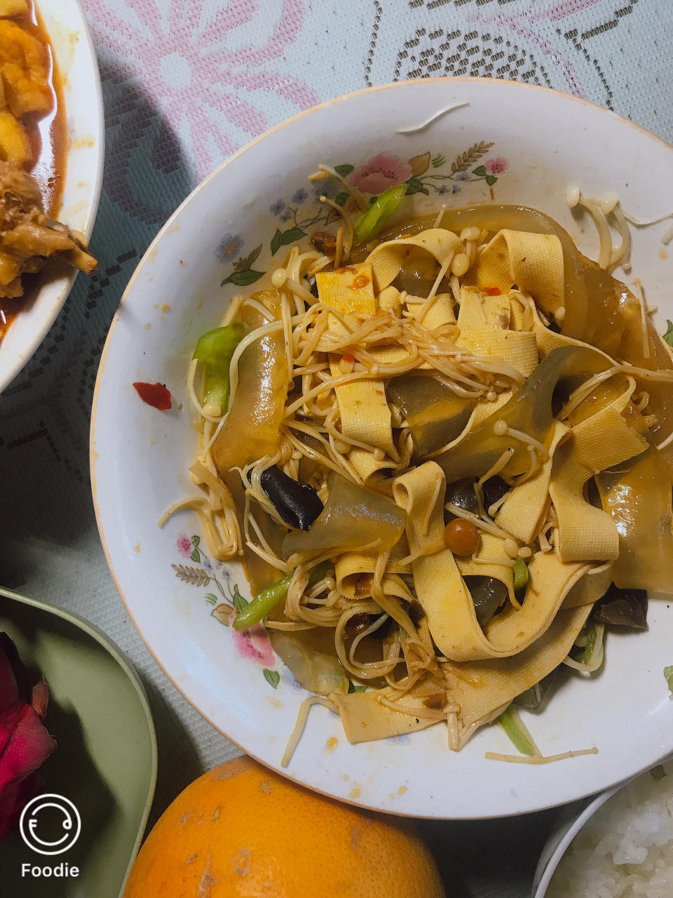 营养均衡晚餐～没有拉皮的五彩大拉皮