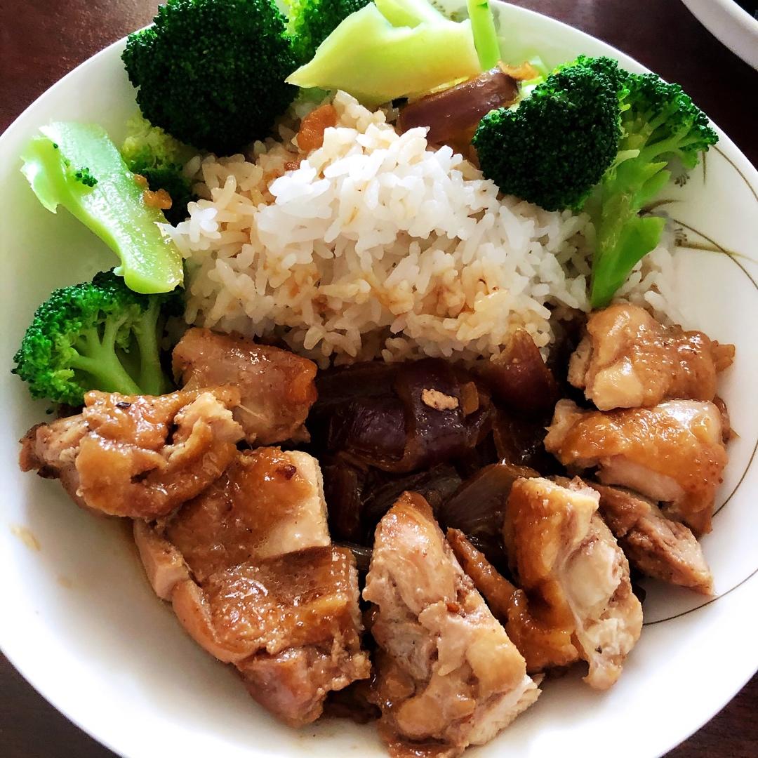 照烧鸡腿饭