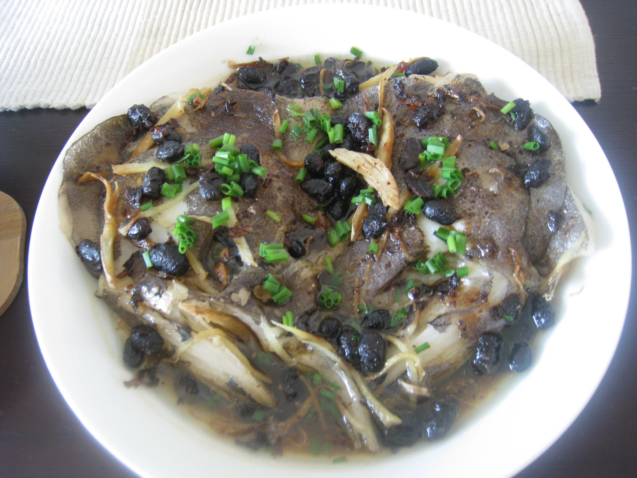 辣豆豉蒸雅片鱼头