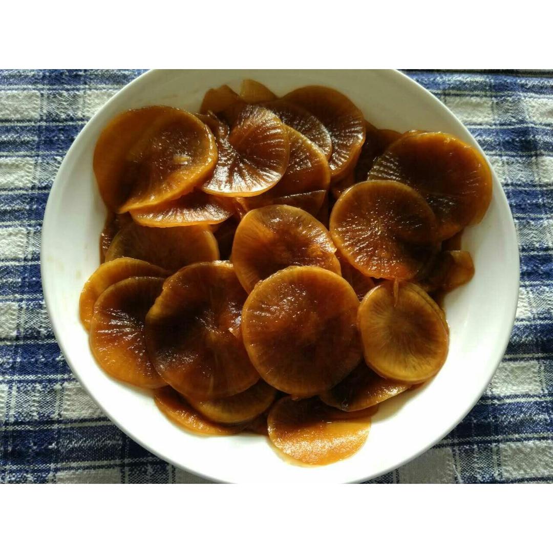 什锦饭团做的开胃酱萝卜