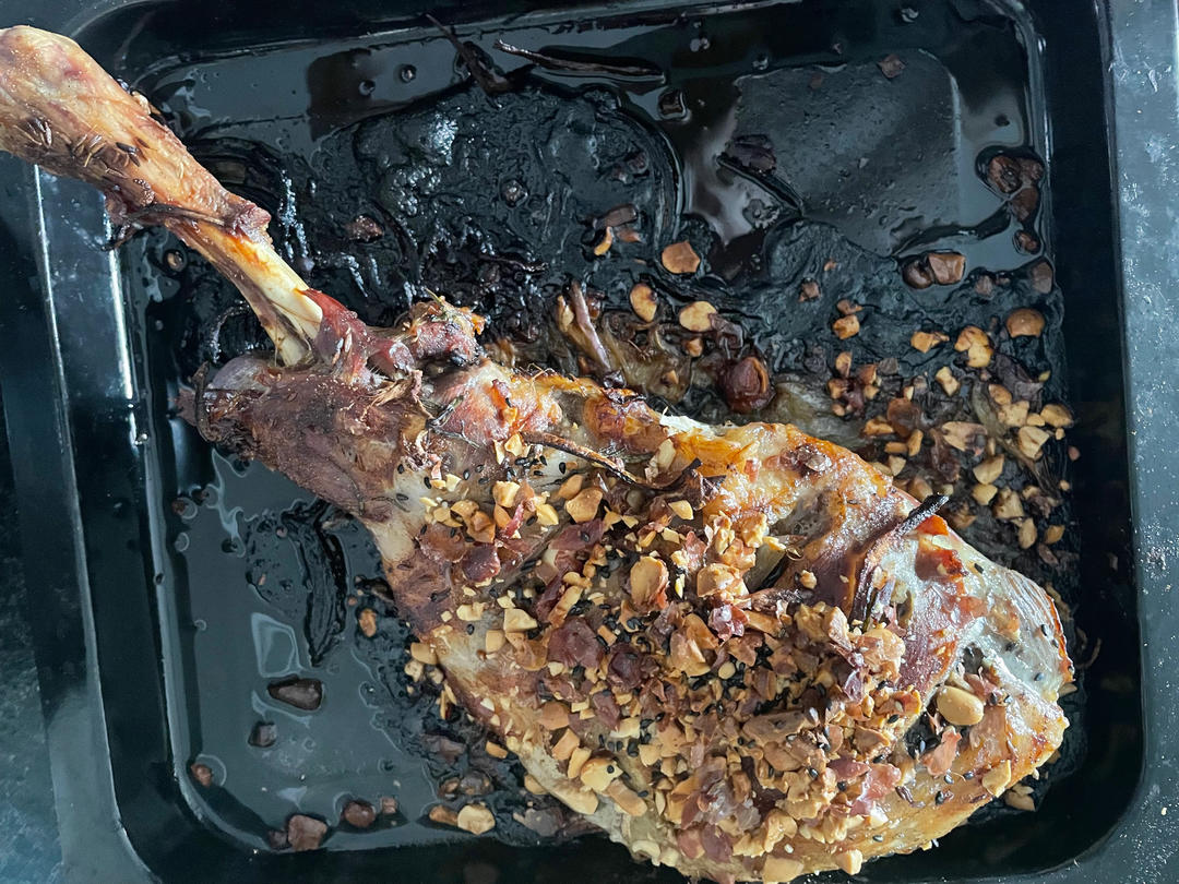 生烤羊腿家庭烤箱版