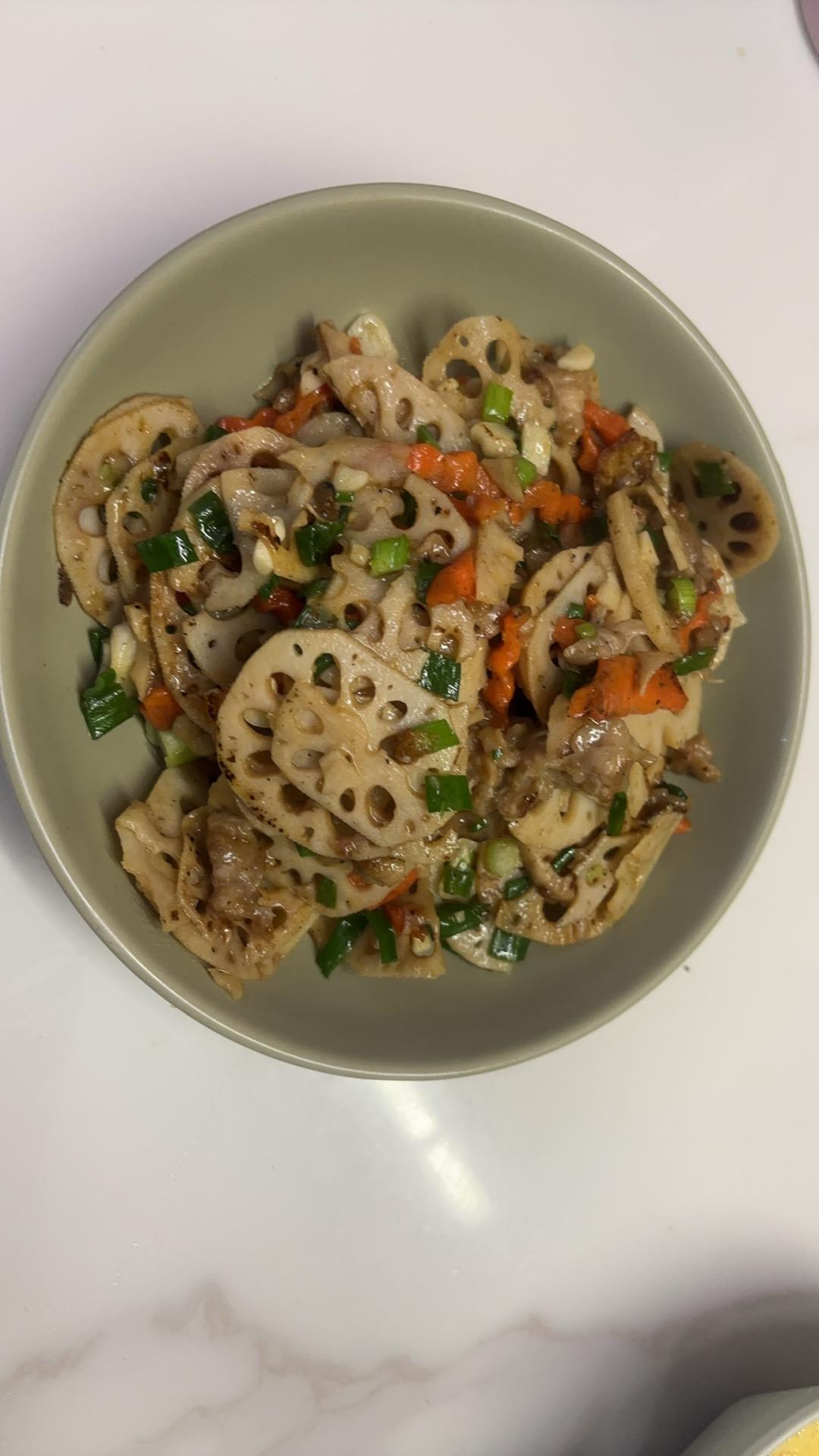 藕片炒肉