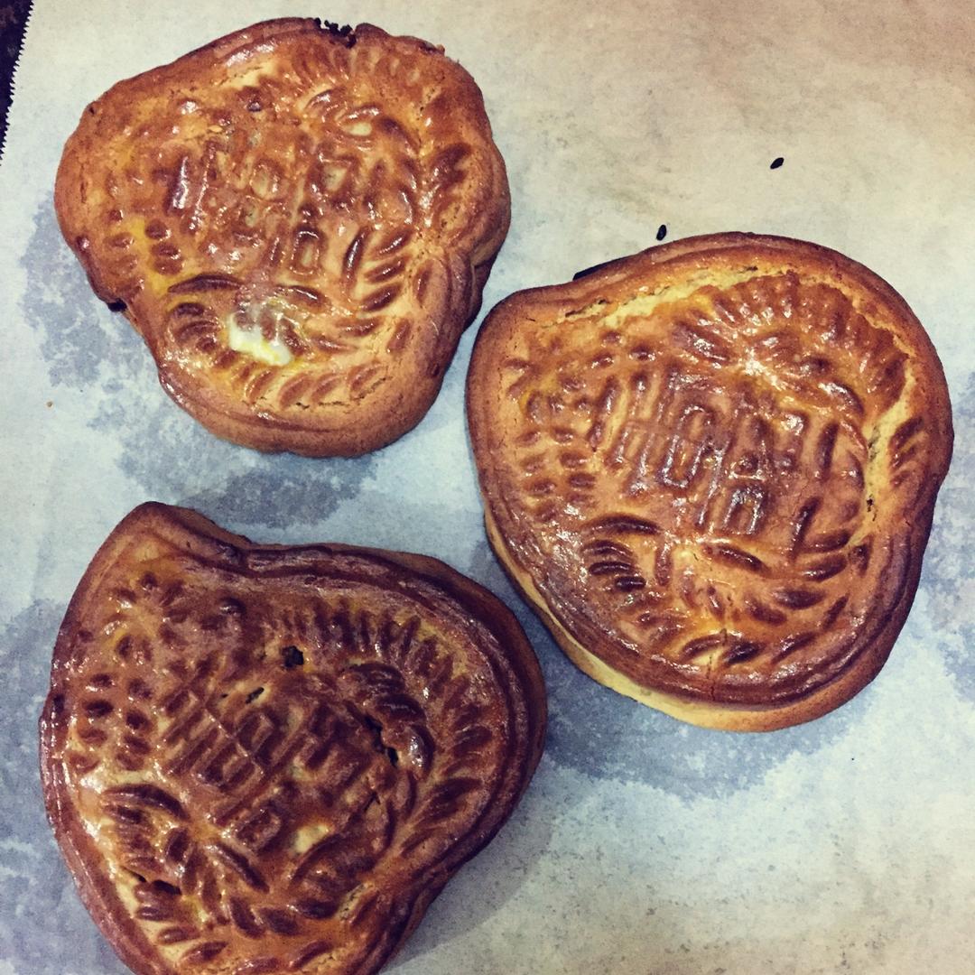 五仁月饼～不用转化糖浆的版本