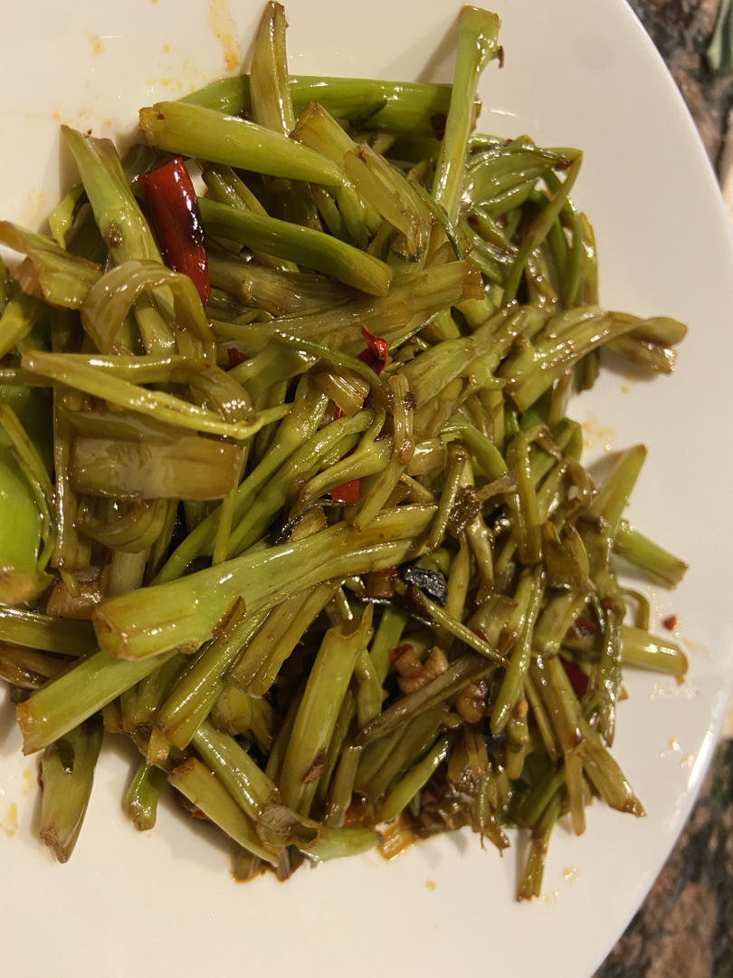 炒空心菜梗(南昌菜)