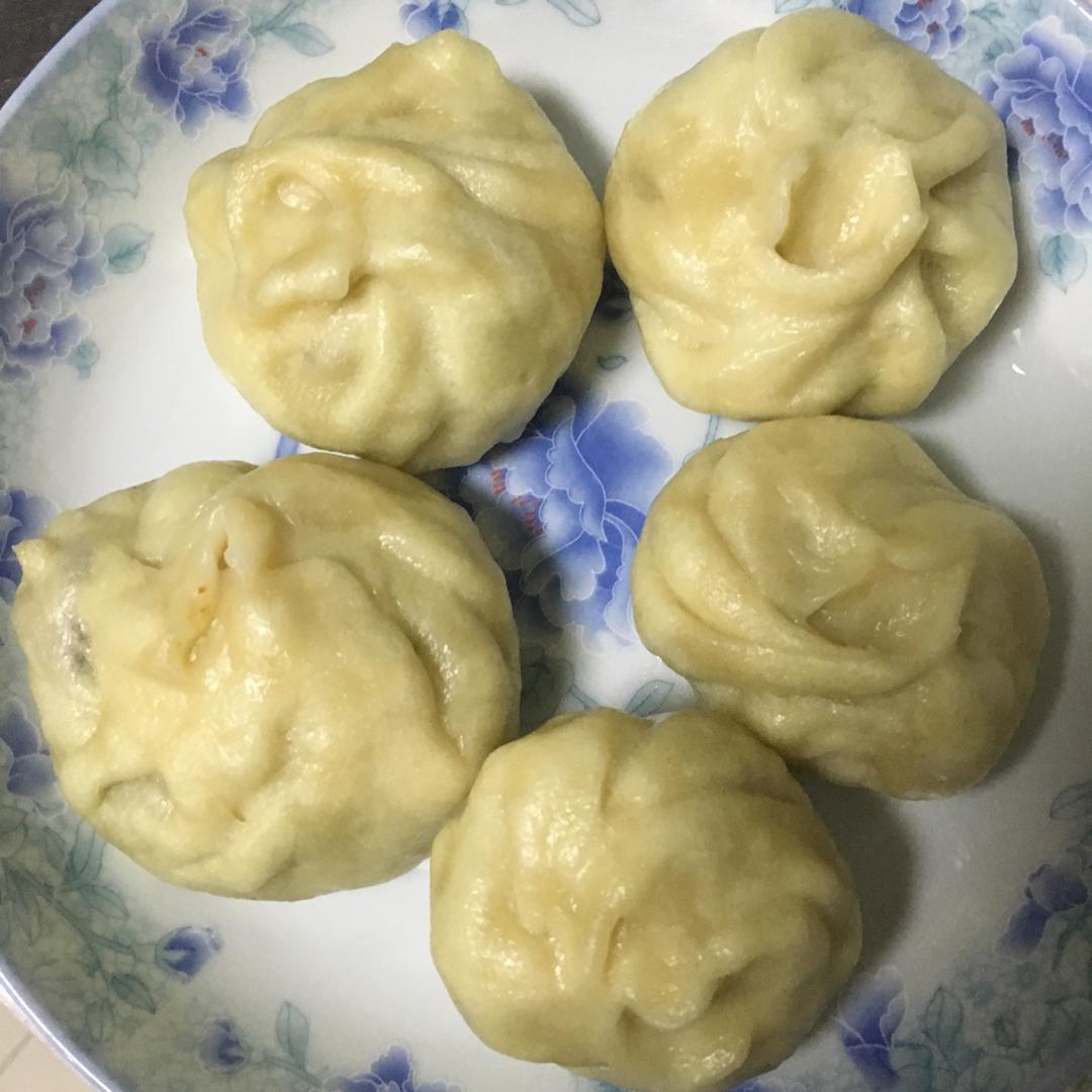 直接发酵法的白胖包子