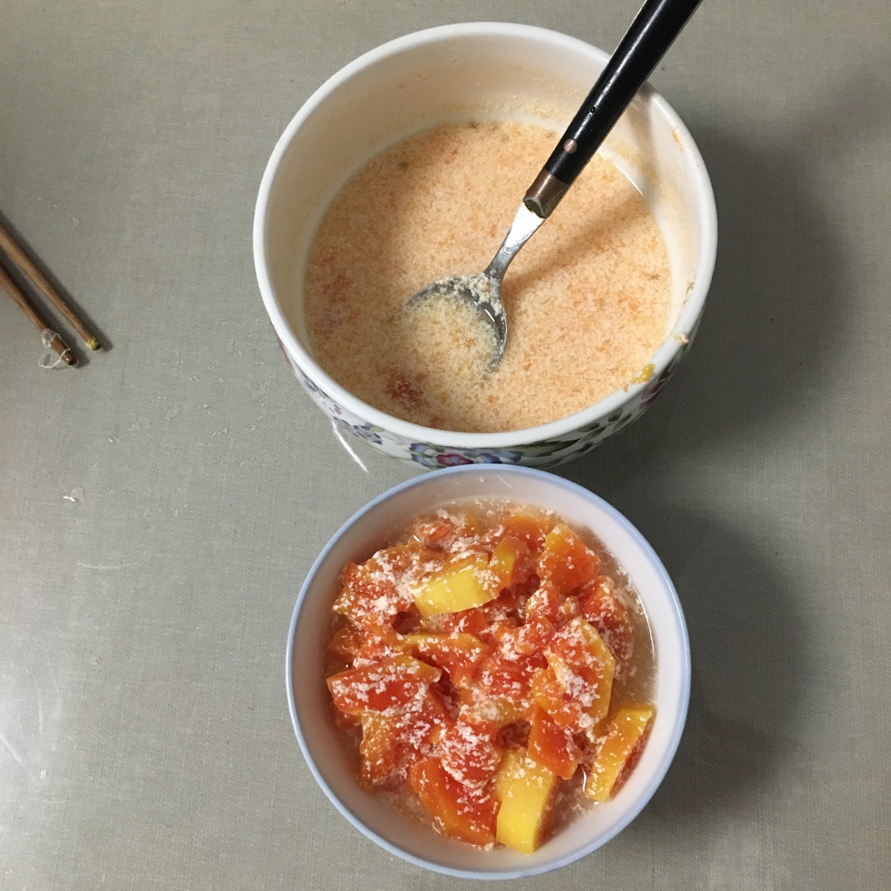木瓜炖牛奶
