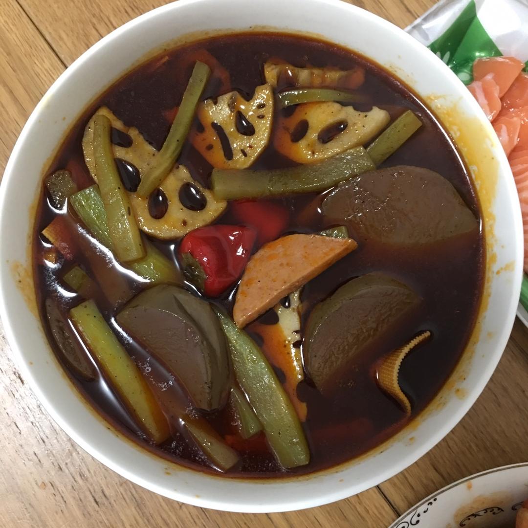 红油冒鸭血【食材包操作说明】