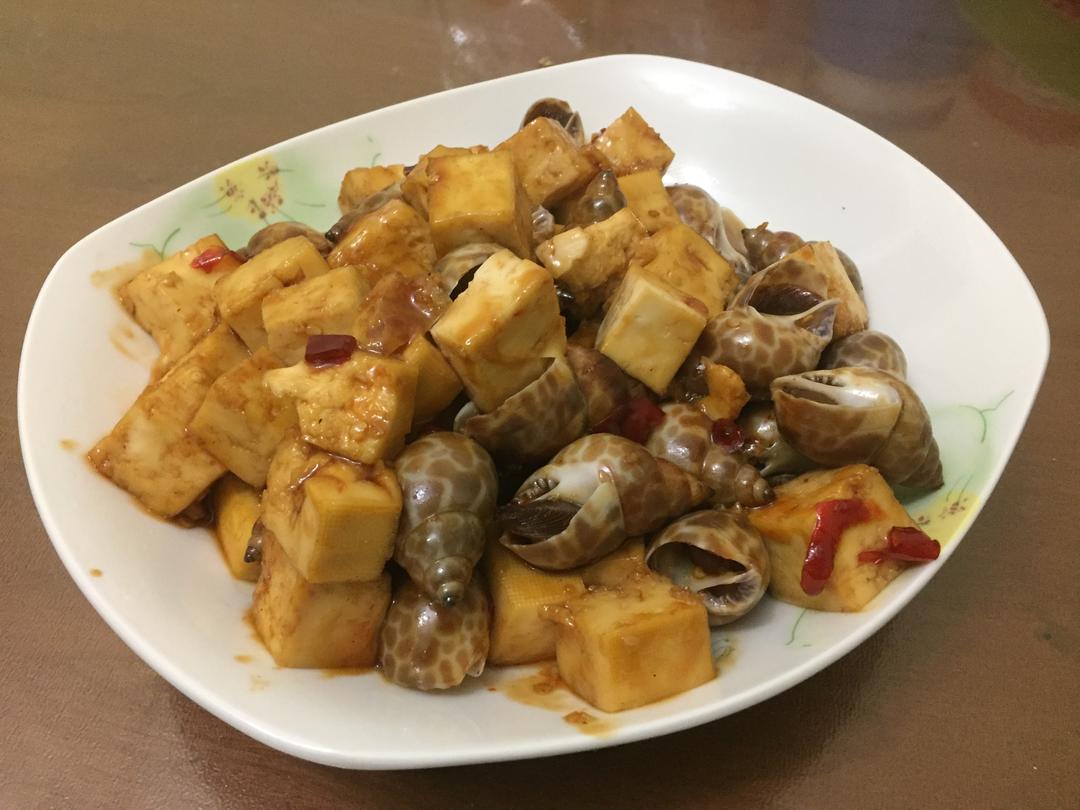 香辣酱爆花螺