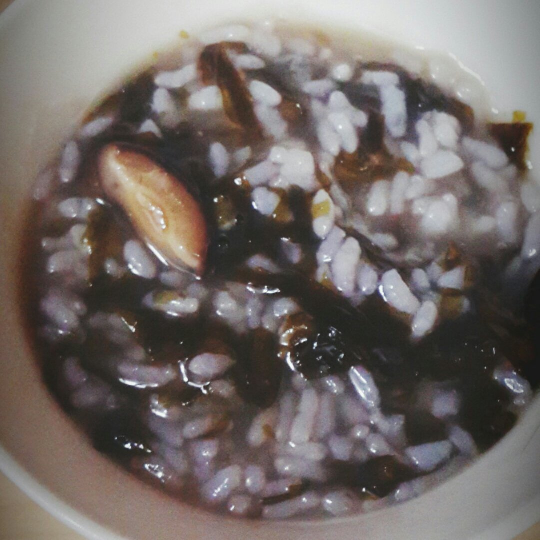 紫菜香菇粥（电饭锅版）