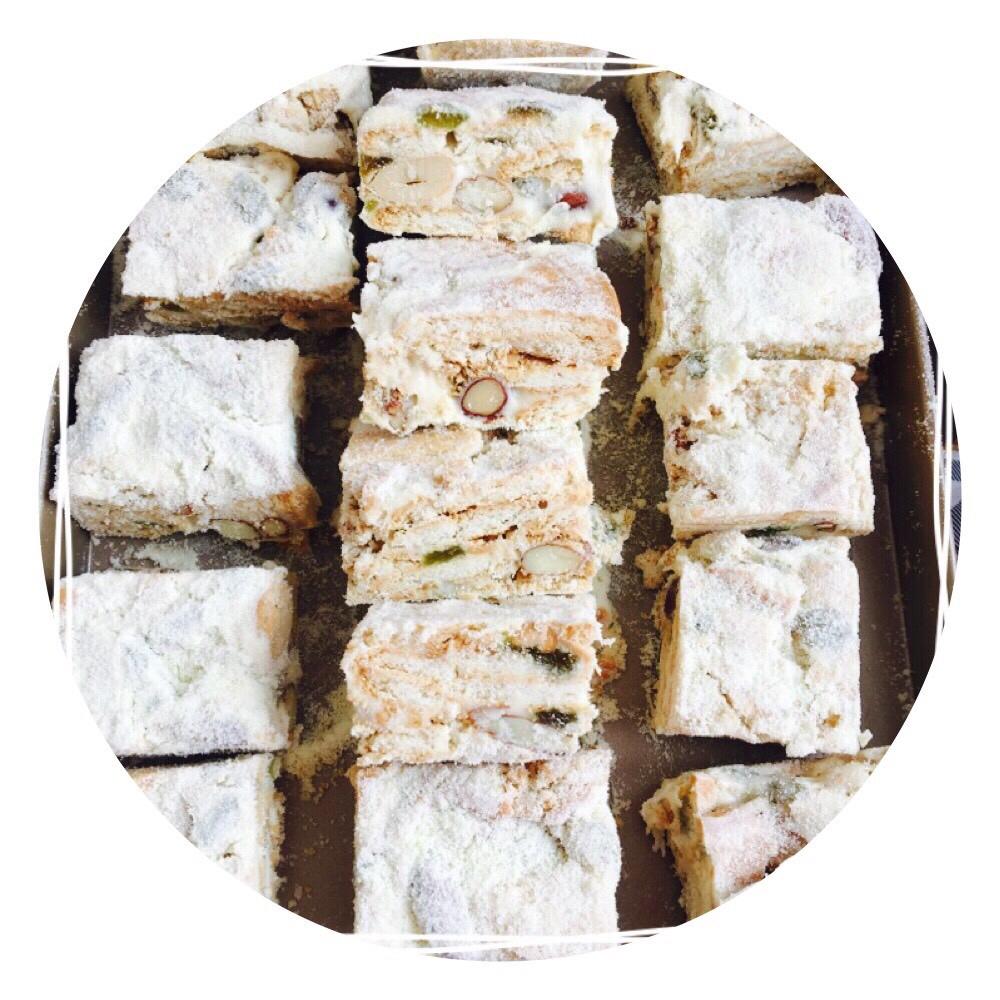 雪花酥（雪花饼，牛轧奶芙，奶酥）