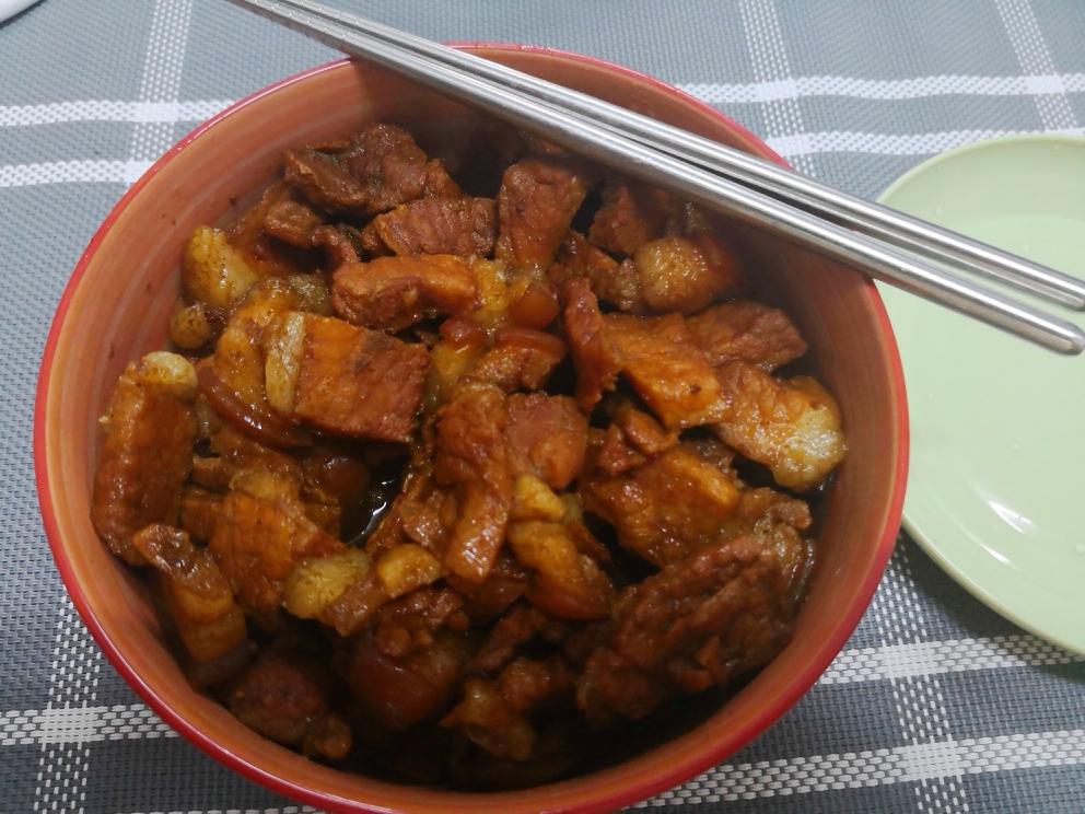 宿舍美食，电煮锅超美味红烧肉